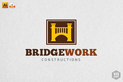 BridgeWork Real Estate Logo Template