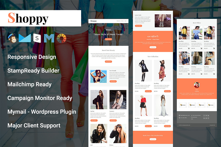 Shoppy- Responsive Email Template