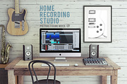 Home Recording Studio Mockup Bundle