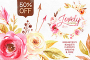50%OFF! Lovely Flowers collection.