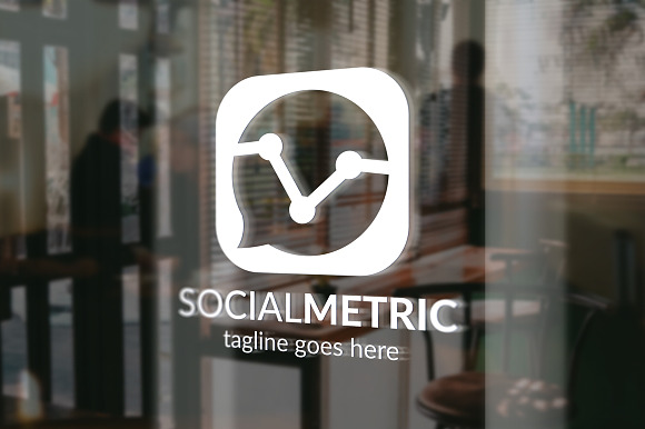 Social Metric Logo in Logo Templates - product preview 1