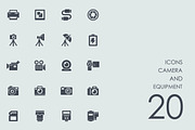 Camera and equipment icons
