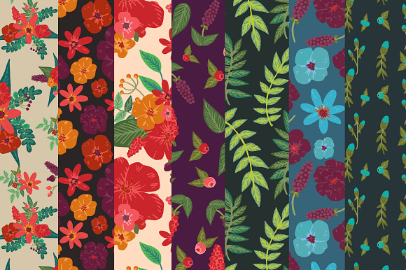 Floral Elements, Bundles, & Patterns in Patterns - product preview 3