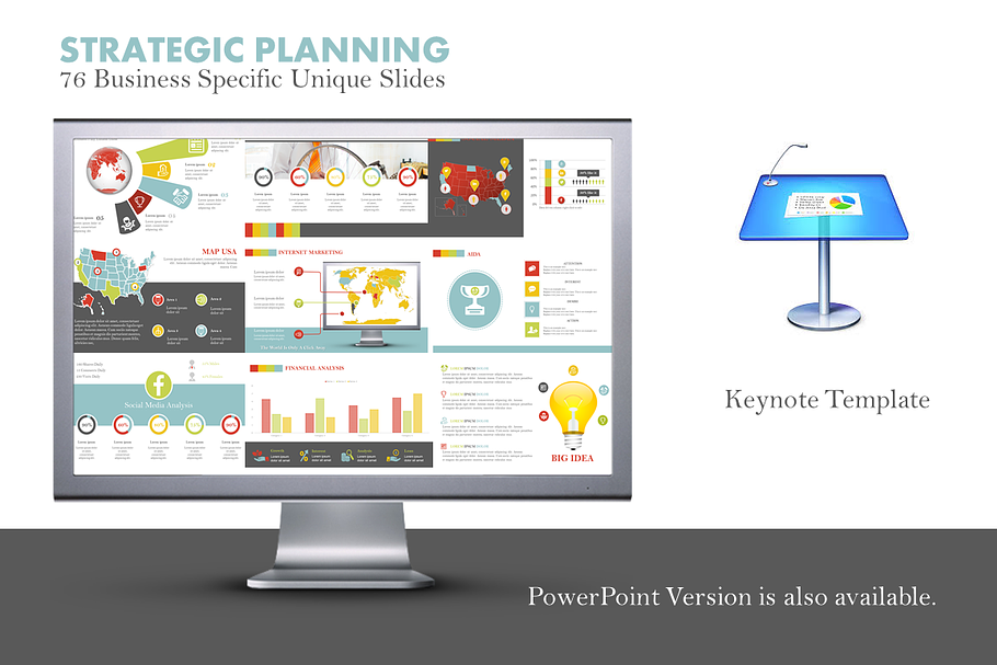 Strategic Planning Keynote Template in Keynote Templates - product preview 8