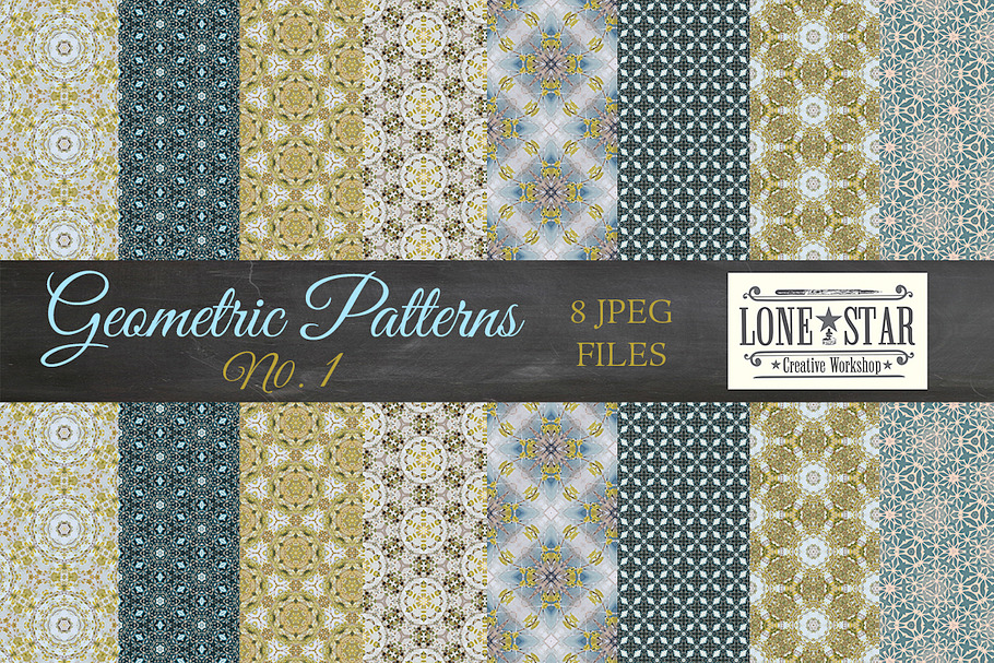Blue & Green Pattern Collection 