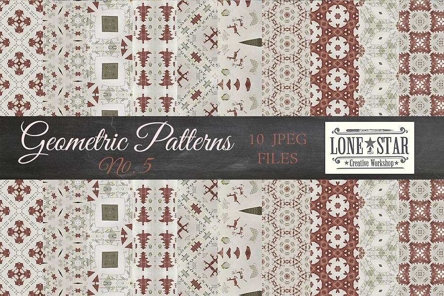 Christmas Plaid Geometric Patterns in Patterns - product preview 8