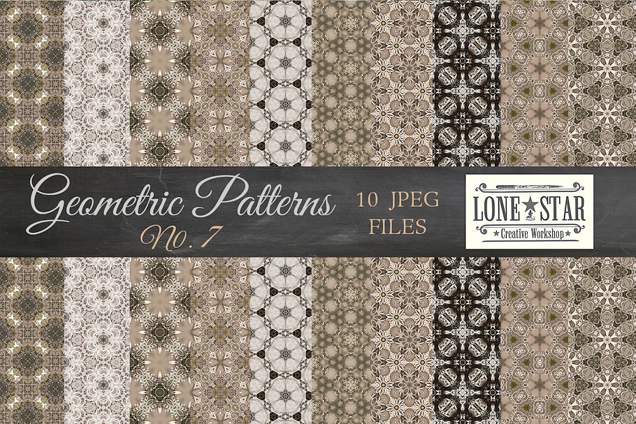 Grey & Gold Geometric Patterns in Patterns - product preview 8