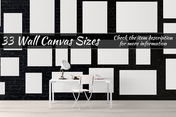 Canvas Mockups Vol 262 in Print Mockups - product preview 1