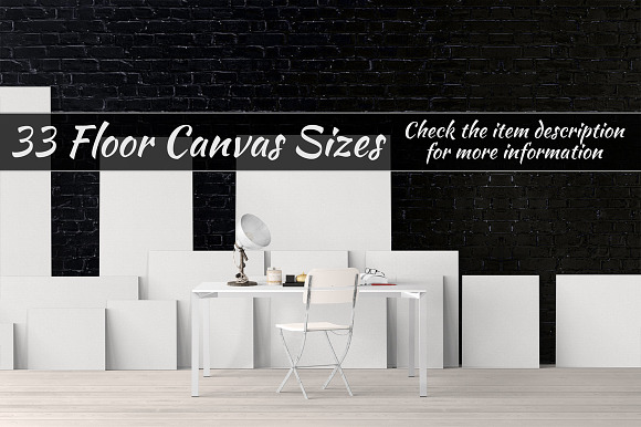 Canvas Mockups Vol 262 in Print Mockups - product preview 2