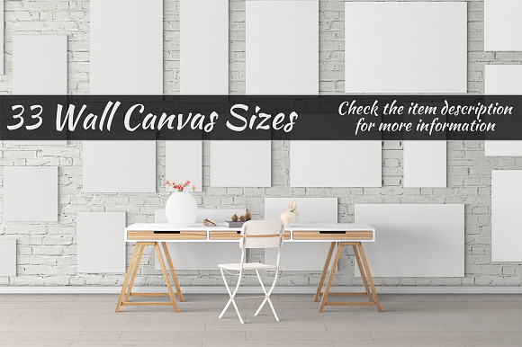 Canvas Mockups Vol 265 in Print Mockups - product preview 1