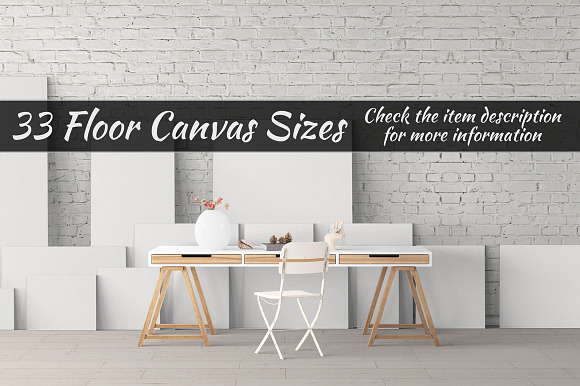 Canvas Mockups Vol 265 in Print Mockups - product preview 2