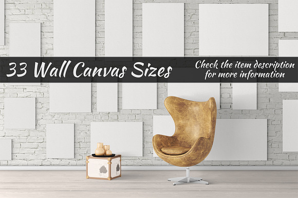 Canvas Mockups Vol 270 in Print Mockups - product preview 1