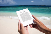 E-book Reader, MockUp, Beach
