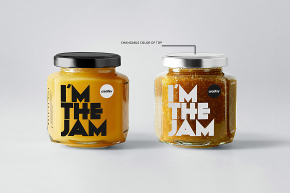 Jam Jar Mockups in Product Mockups - product preview 1
