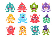 12 Monsters Illustrations