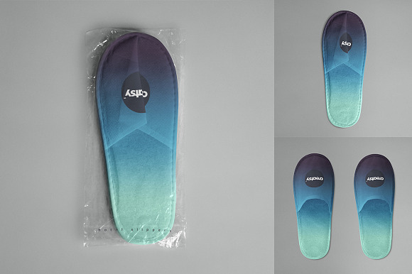 Hotel Slippers Mockup Set in Product Mockups - product preview 2