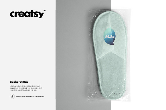 Hotel Slippers Mockup Set in Product Mockups - product preview 3