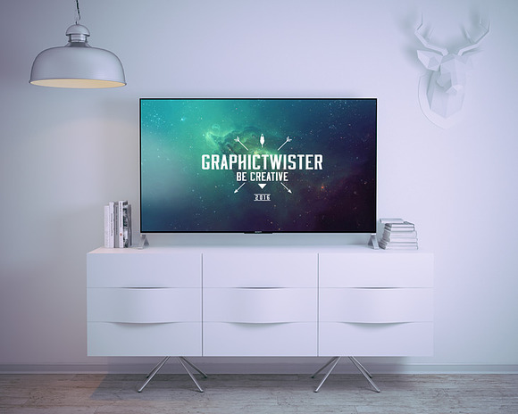 Sony TV Mockup in Mockup Templates - product preview 1