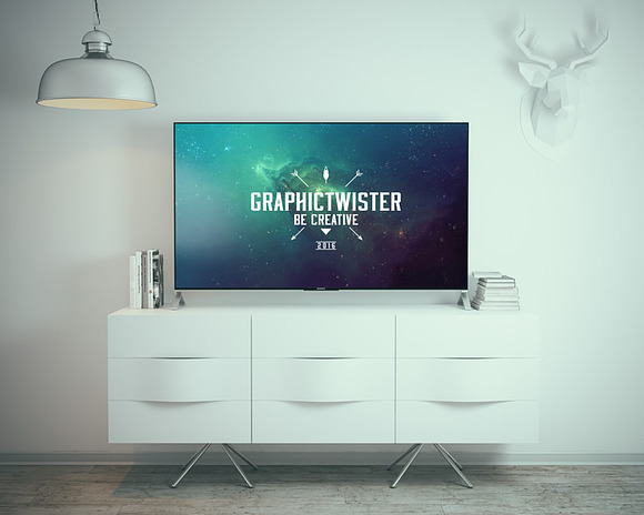 Sony TV Mockup in Mockup Templates - product preview 2