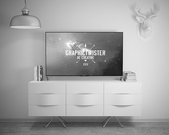 Sony TV Mockup in Mockup Templates - product preview 4