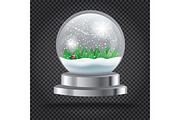Transparent Christmas Crystal Ball