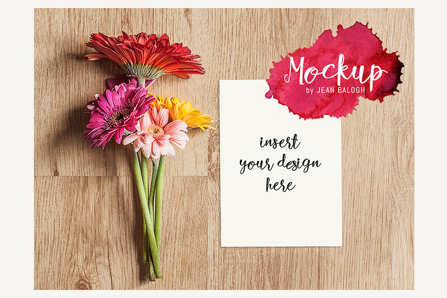 90% OFF - Floral Mock-Up Bundle in Presentation Templates - product preview 8