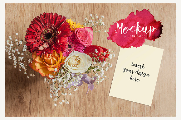 90% OFF - Floral Mock-Up Bundle in Presentation Templates - product preview 2