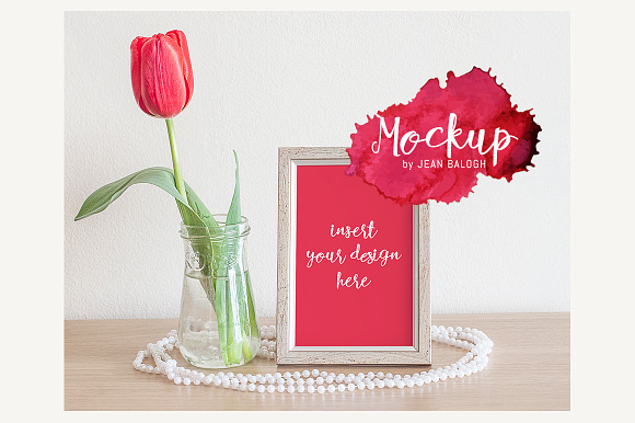 90% OFF - Floral Mock-Up Bundle in Presentation Templates - product preview 4