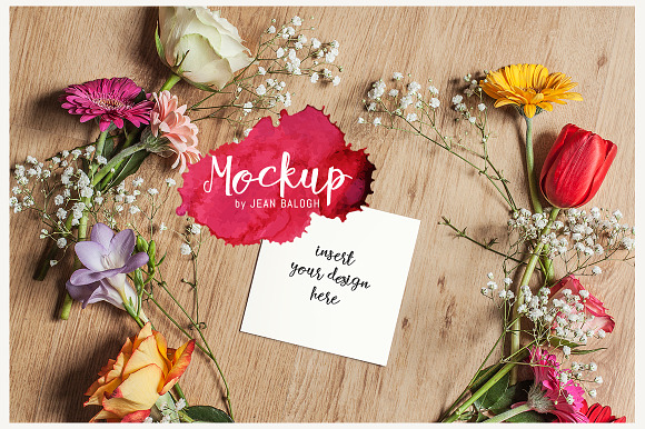 90% OFF - Floral Mock-Up Bundle in Presentation Templates - product preview 9