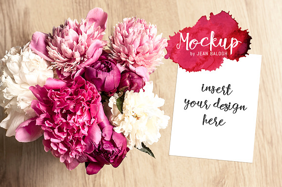 90% OFF - Floral Mock-Up Bundle in Presentation Templates - product preview 10