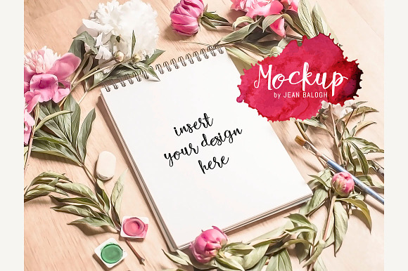 90% OFF - Floral Mock-Up Bundle in Presentation Templates - product preview 11