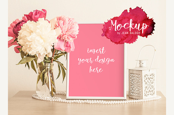 90% OFF - Floral Mock-Up Bundle in Presentation Templates - product preview 13