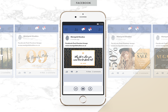 GOLDEN | Social Media Pack in Instagram Templates - product preview 6