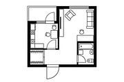 Floor Plan of a House with Furniture