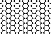 Graphene Seamless Pattern and Icons