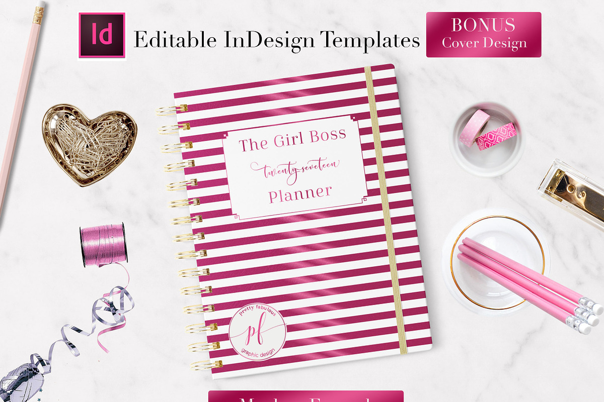Monthly Planner | InDesign Template in Stationery Templates - product preview 8