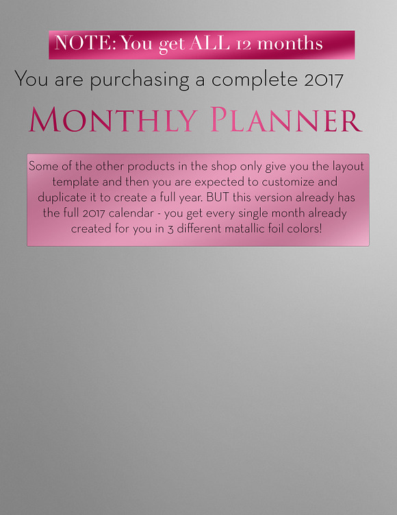 Monthly Planner | InDesign Template in Stationery Templates - product preview 10