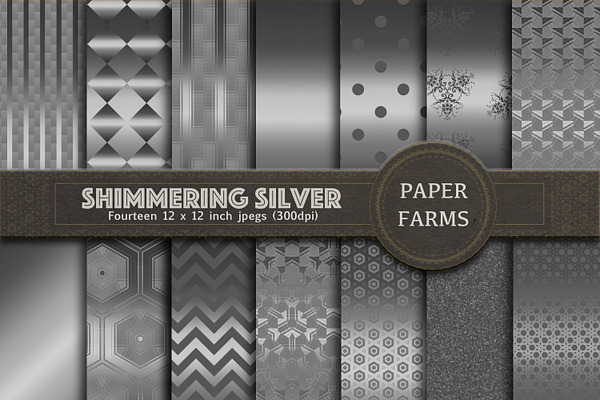 Silver digital paper 