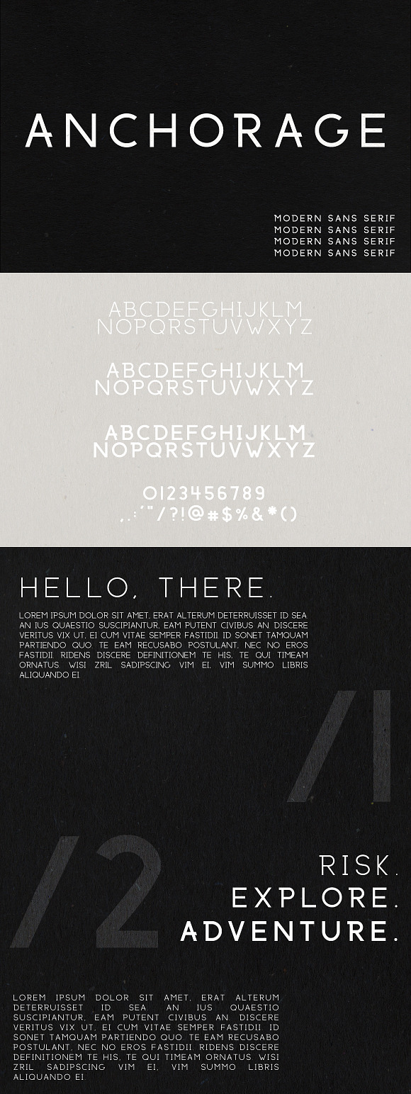 Anchorage | A Modern Sans Serif in Sans-Serif Fonts - product preview 4