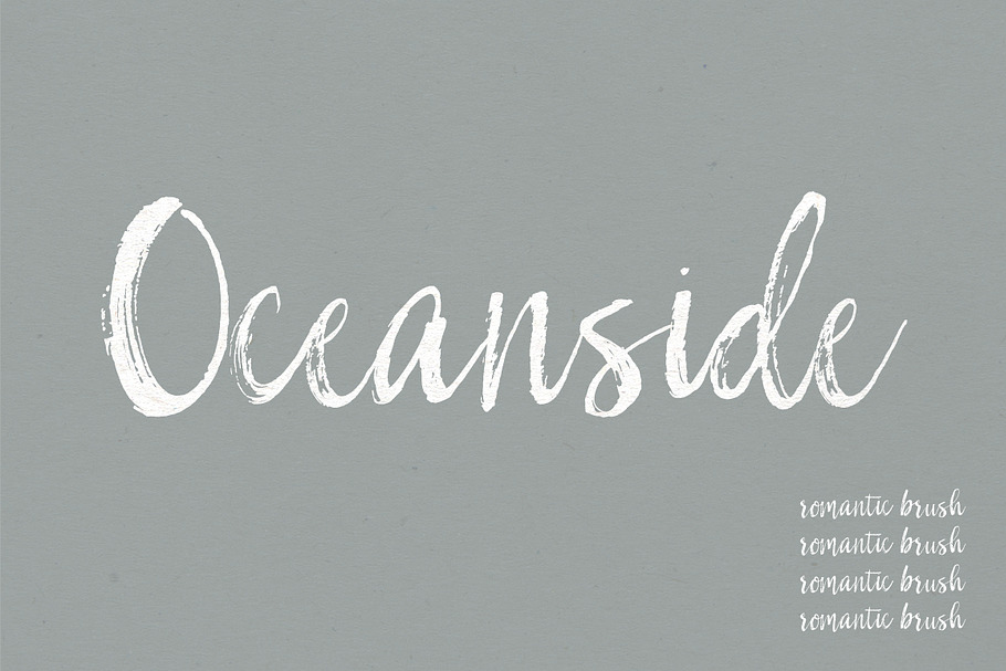 Oceanside | A Romantic Font