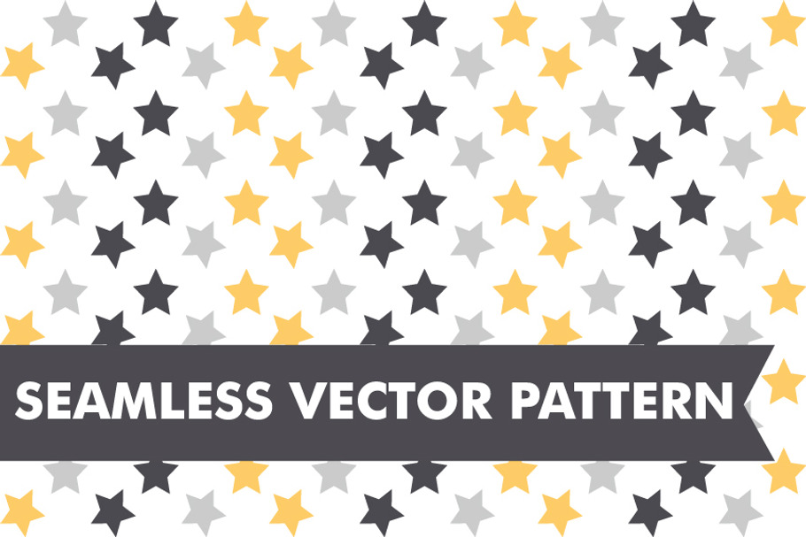 New Years Eve Stars Seamless Vector in Patterns - product preview 8