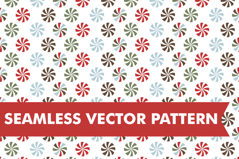 Christmas Peppermints Seamless EPS in Patterns - product preview 8