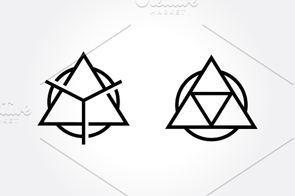 Abstrac Triangle Shape illustration in Illustrations - product preview 4