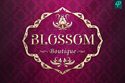 Blossom Boutique Logo Template