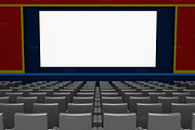 blank cinema screen