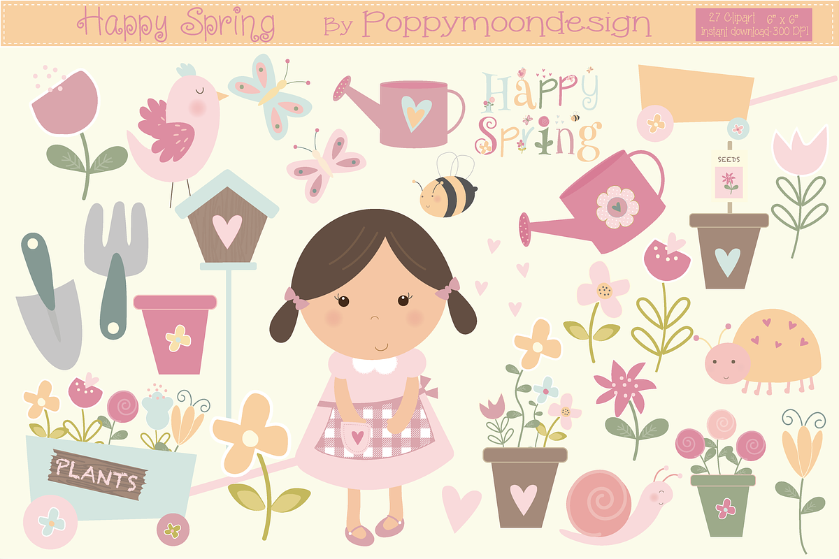 Happy Spring in Illustrations - product preview 8