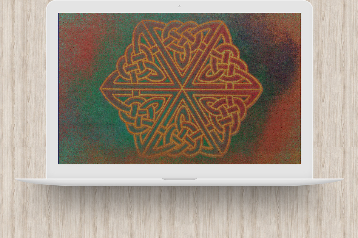 Celtic Backgrounds: vivid sacred art in Graphics - product preview 8