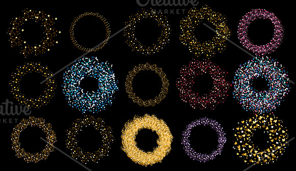 Glitter Confetti Brushes in Illustrations - product preview 1