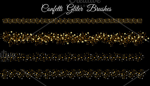 Glitter Confetti Brushes in Illustrations - product preview 3