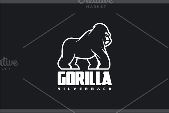 Gorilla Logo in Logo Templates - product preview 1